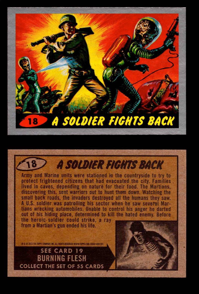2012 Mars Attacks Silver Parallel You Pick Single Trading Card #1-55 Topps   - TvMovieCards.com