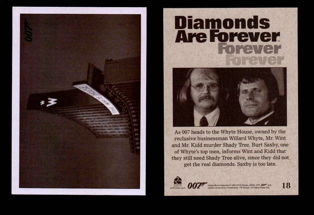 James Bond Archives Spectre Diamonds Are Forever Throwback Single Cards #1-48 #18  - TvMovieCards.com