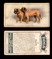 1925 Dogs 2nd Series Imperial Tobacco Vintage Trading Cards U Pick Singles #1-50 #18 Mastiffs  - TvMovieCards.com