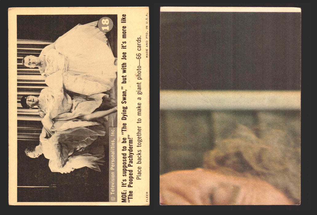 1966 Three 3 Stooges Fleer Vintage Trading Cards You Pick Singles #1-66 #18 Creased  - TvMovieCards.com