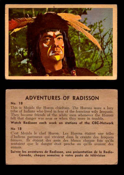 1957 Adventures of Radisson (Tomahawk) TV Vintage Card You Pick Singles #1-50 #18  - TvMovieCards.com