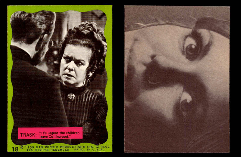 Dark Shadows Series 2 (Green) Philadelphia Gum Vintage Trading Cards You Pick #18  - TvMovieCards.com