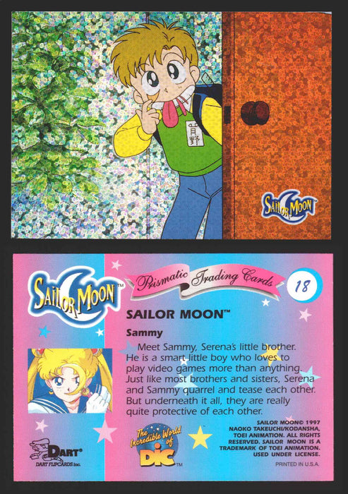 1997 Sailor Moon Prismatic You Pick Trading Card Singles #1-#72 Cracked 18   Sammy  - TvMovieCards.com