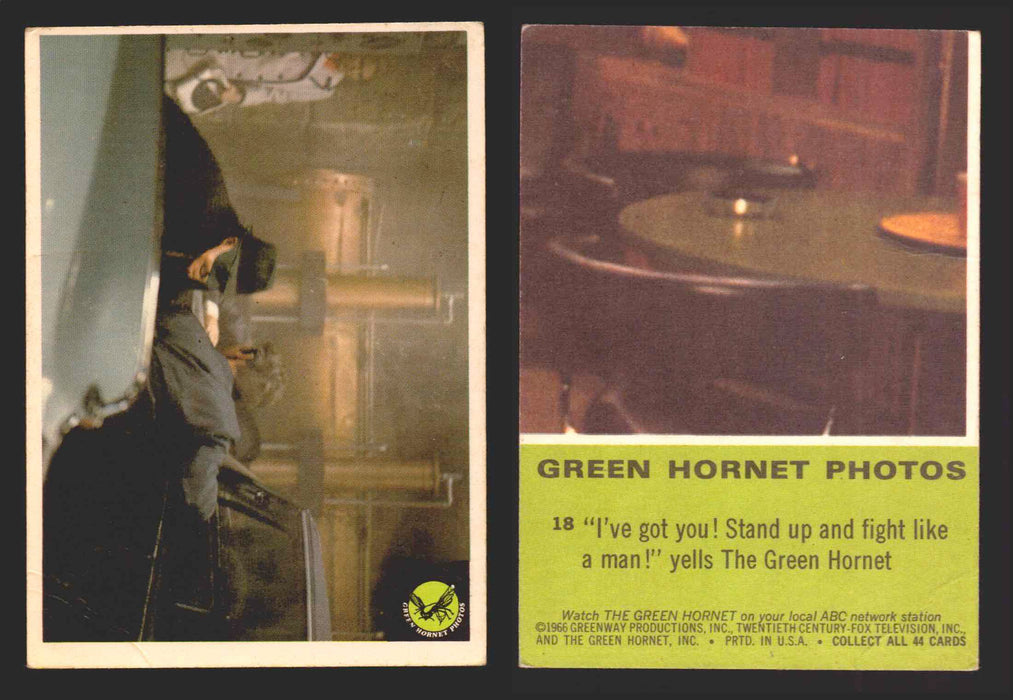 1966 Green Hornet Photos Donruss Vintage Trading Cards You Pick Singles #1-44 #	18 (creased)  - TvMovieCards.com