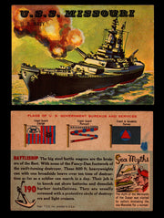 Rails And Sails 1955 Topps Vintage Card You Pick Singles #1-190 #190 Battleship  - TvMovieCards.com