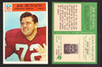 1966 Philadelphia Football NFL Trading Card You Pick Singles #100-196 VG/EX 190 Joe Rutgens - Washington Redskins  - TvMovieCards.com
