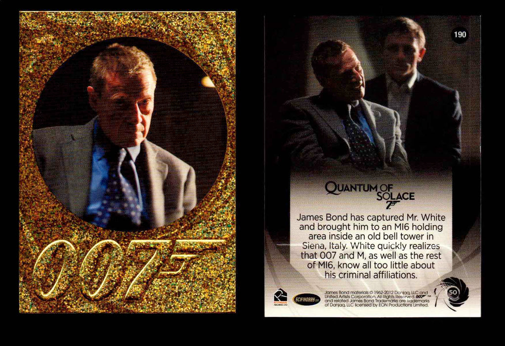 James Bond 50th Anniversary Series Two Gold Parallel Chase Card Singles #2-198 #190  - TvMovieCards.com
