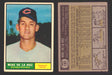 1961 Topps Baseball Trading Card You Pick Singles #100-#199 VG/EX #	191 Mike de la Hoz - Cleveland Indians RC  - TvMovieCards.com