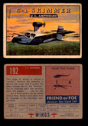 1953 Wings Topps TCG Vintage Trading Cards You Pick Singles #101-200 #192  - TvMovieCards.com