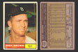 1961 Topps Baseball Trading Card You Pick Singles #100-#199 VG/EX #	192 Dick Brown - Detroit Tigers  - TvMovieCards.com
