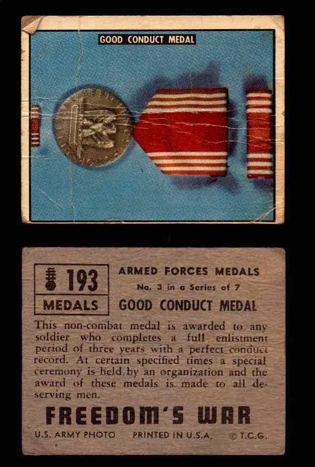 1950 Freedom's War Korea Topps Vintage Trading Cards You Pick Singles #101-203 #193  - TvMovieCards.com