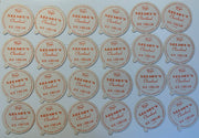 1952 Movie Cowboy and TV Stars 24 Card Set  Dixie Cup lids   - TvMovieCards.com