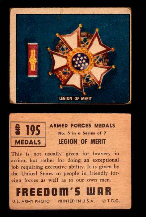 1950 Freedom's War Korea Topps Vintage Trading Cards You Pick Singles #101-203 #195  - TvMovieCards.com
