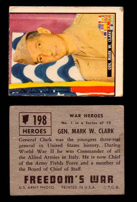 1950 Freedom's War Korea Topps Vintage Trading Cards You Pick Singles #101-203 #198  - TvMovieCards.com