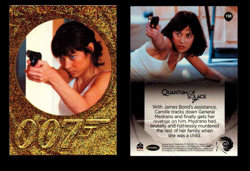 James Bond 50th Anniversary Series Two Gold Parallel Chase Card Singles #2-198 #198  - TvMovieCards.com