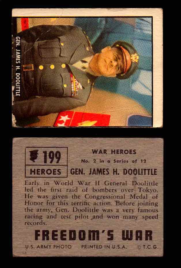 1950 Freedom's War Korea Topps Vintage Trading Cards You Pick Singles #101-203 #199  - TvMovieCards.com