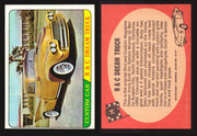 Hot Rods Topps 1968 George Barris Vintage Trading Cards #1-66 You Pick Singles #19 R&C Dream Truck  - TvMovieCards.com