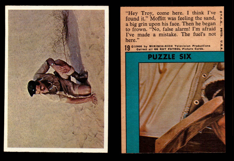 Rat Patrol 1966 Topps Vintage Card You Pick Singles #1-66 #19  - TvMovieCards.com