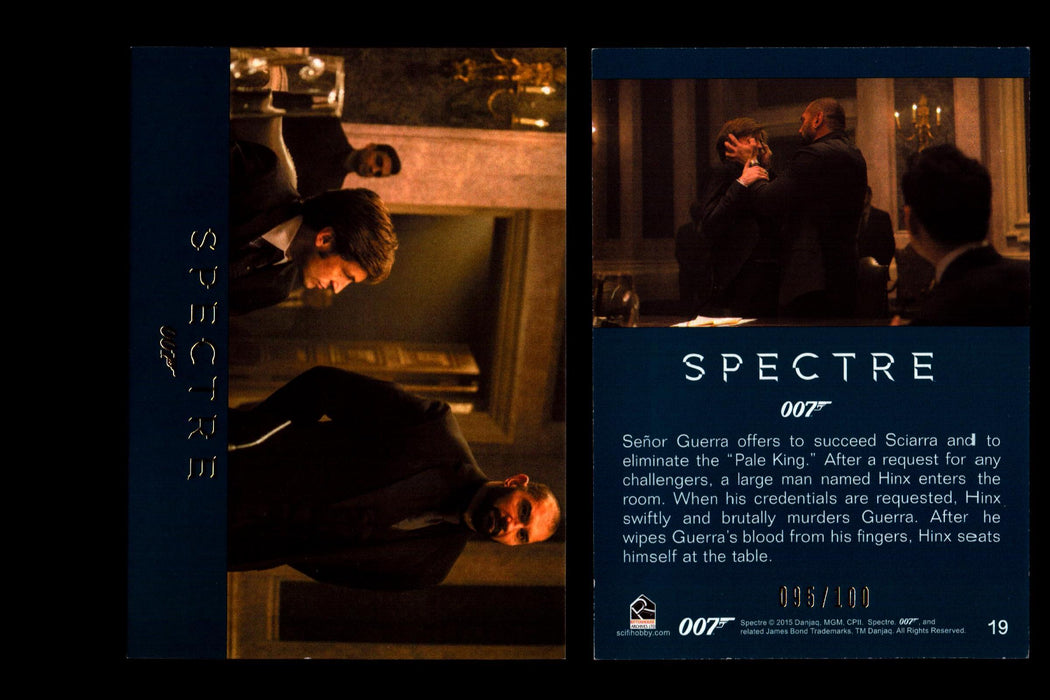 James Bond Archives 2016 Spectre Gold Parallel Card You Pick Singles #1-#76 #19  - TvMovieCards.com
