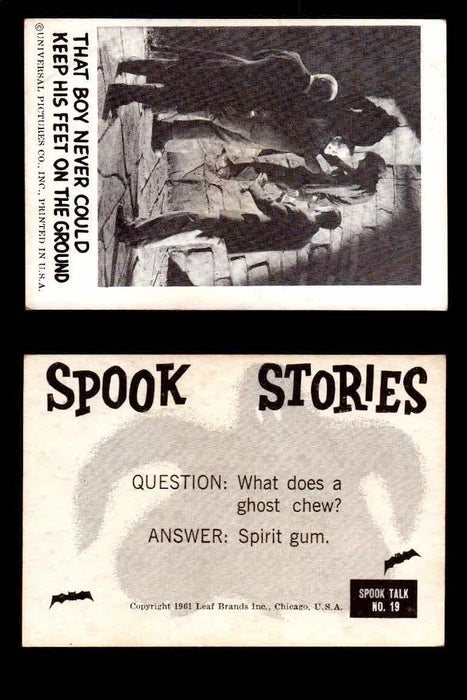 1961 Spook Stories Series 1 Leaf Vintage Trading Cards You Pick Singles #1-#72 #19  - TvMovieCards.com