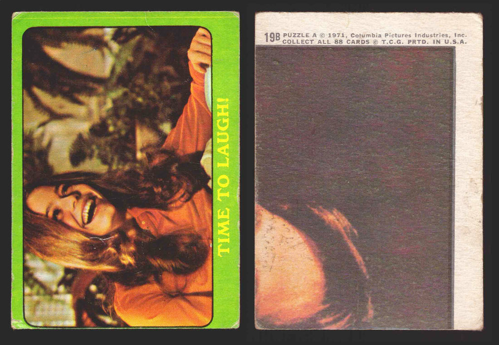 1971 The Partridge Family Series 3 Green You Pick Single Cards #1-88B Topps USA #	19B   Time To Laugh!  - TvMovieCards.com