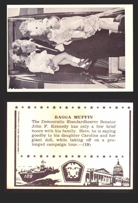 1963 John F. Kennedy JFK Rosan Trading Card You Pick Singles #1-66 19   Ragga Muffin  - TvMovieCards.com