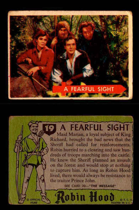 1957 Robin Hood Topps Vintage Trading Cards You Pick Singles #1-60 #19  - TvMovieCards.com