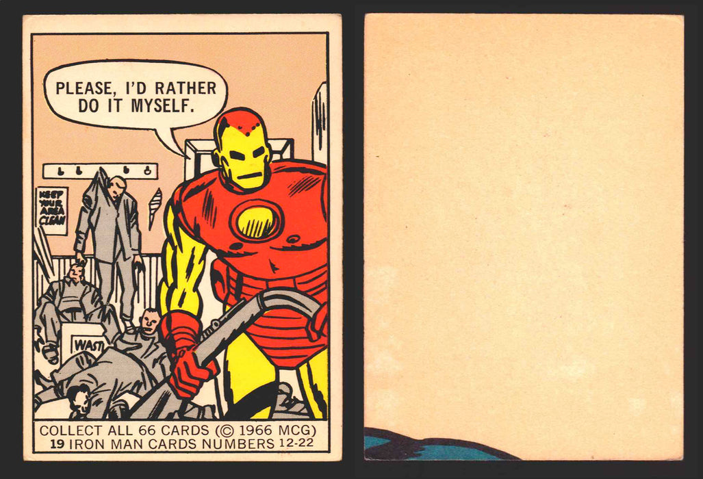 1966 Marvel Super Heroes Donruss Vintage Trading Cards You Pick Singles #1-66 #19  - TvMovieCards.com