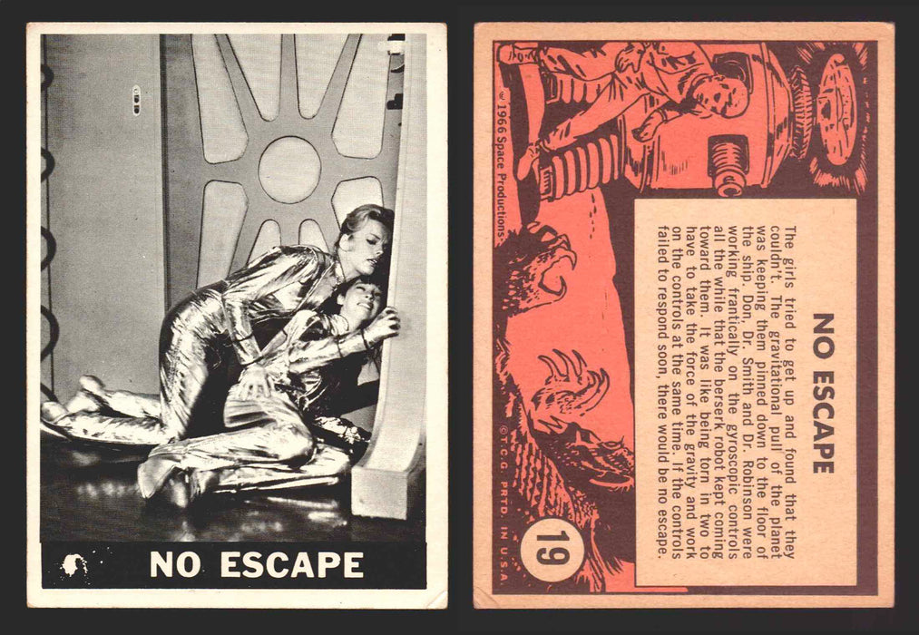 1966 Lost In Space Topps Vintage Trading Card #1-55 You Pick Singles #	 19   No Escape  - TvMovieCards.com