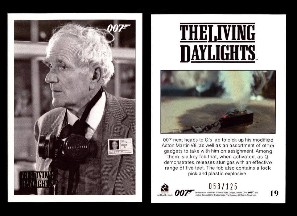 James Bond Archives The Living Daylights Gold Parallel Card You Pick Single 1-55 #19  - TvMovieCards.com