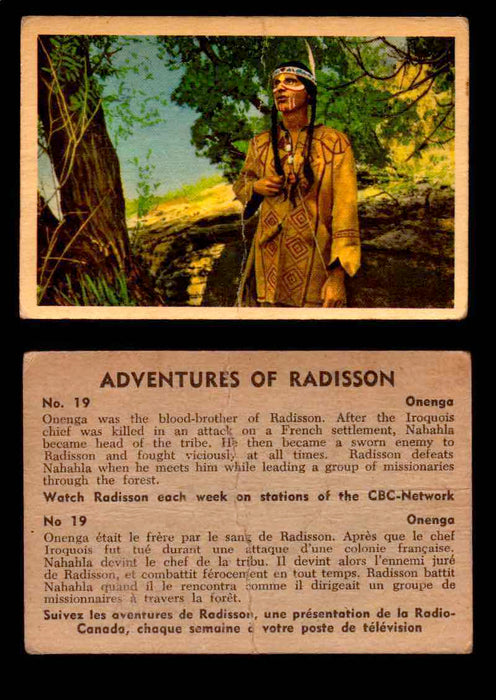 1957 Adventures of Radisson (Tomahawk) TV Vintage Card You Pick Singles #1-50 #19  - TvMovieCards.com