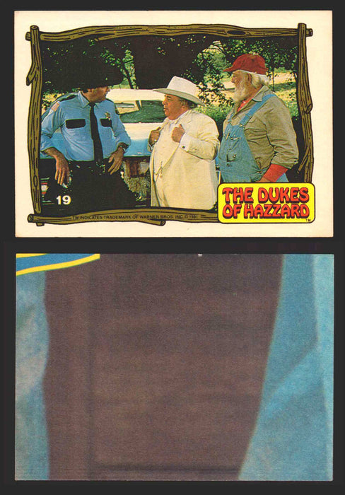 1983 Dukes of Hazzard Vintage Trading Cards You Pick Singles #1-#44 Donruss 19   Roscoe JD and Jesse  - TvMovieCards.com