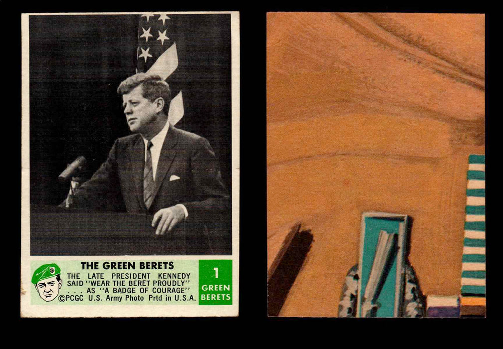 1966 Green Berets PCGC Vintage Gum Trading Card You Pick Singles #1-66 #1  - TvMovieCards.com