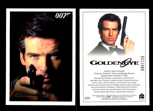 James Bond Archives 2015 Goldeneye Gold Parallel Card You Pick Single #1-#102 #1  - TvMovieCards.com