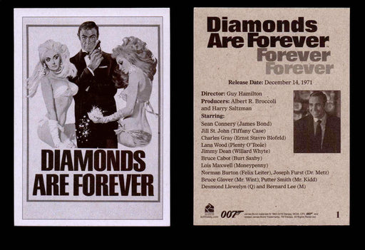 James Bond Archives Spectre Diamonds Are Forever Throwback Single Cards #1-48 #1  - TvMovieCards.com