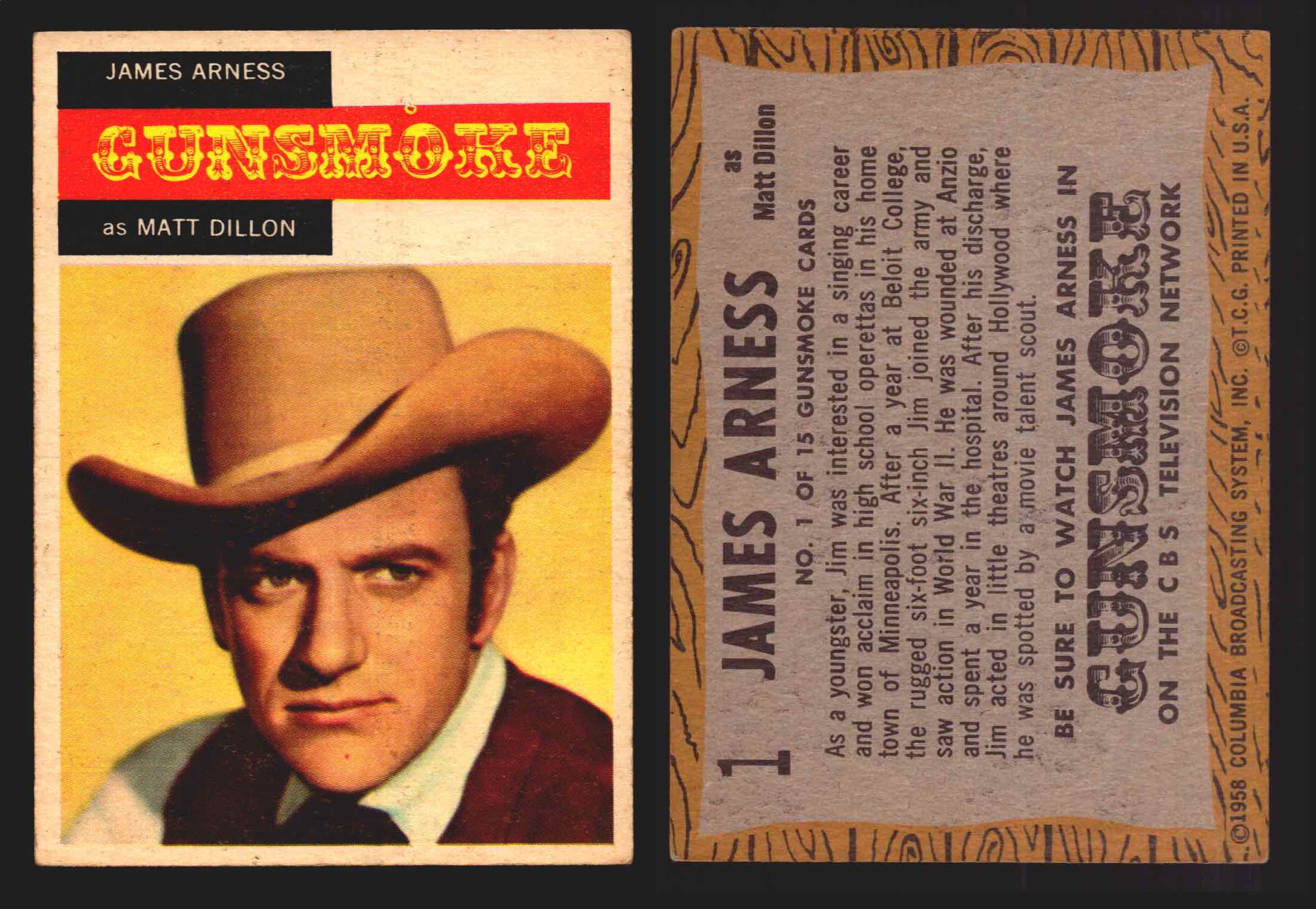 1958 TV Westerns Topps Vintage Trading Cards You Pick Singles #1