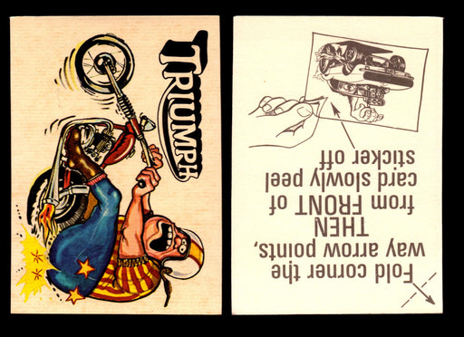 Fabulous Odd Rods Vintage Sticker Cards 1973 #1-#66 You Pick Singles #1   Triumph  - TvMovieCards.com