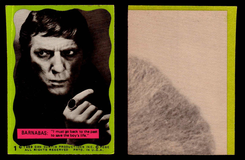 Dark Shadows Series 2 (Green) Philadelphia Gum Vintage Trading Cards You Pick #1  - TvMovieCards.com