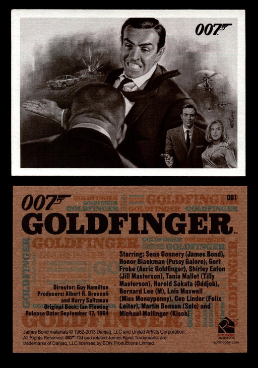 James Bond Autographs & Relics Goldfinger Throwback You Pick Single Card #1-50 #1  - TvMovieCards.com