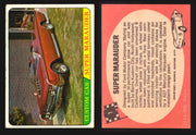Hot Rods Topps 1968 George Barris Vintage Trading Cards #1-66 You Pick Singles #1 Super Marauder  - TvMovieCards.com