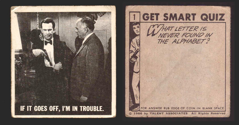 1966 Get Smart Vintage Trading Cards You Pick Singles #1-66 OPC O-PEE-CHEE #1  - TvMovieCards.com