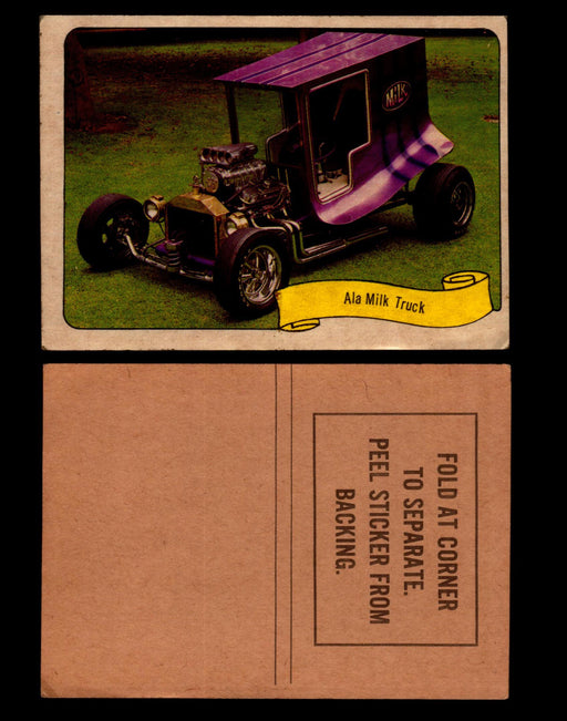 Kustom Cars - Series 1 George Barris 1975 Fleer Sticker Vintage Cards You Pick S #1 Ala Milk Truck  - TvMovieCards.com