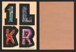 1967 Nutty Initials Sticker Trading Cards You Pick Singles #1-#60 Topps 1 L K R  - TvMovieCards.com