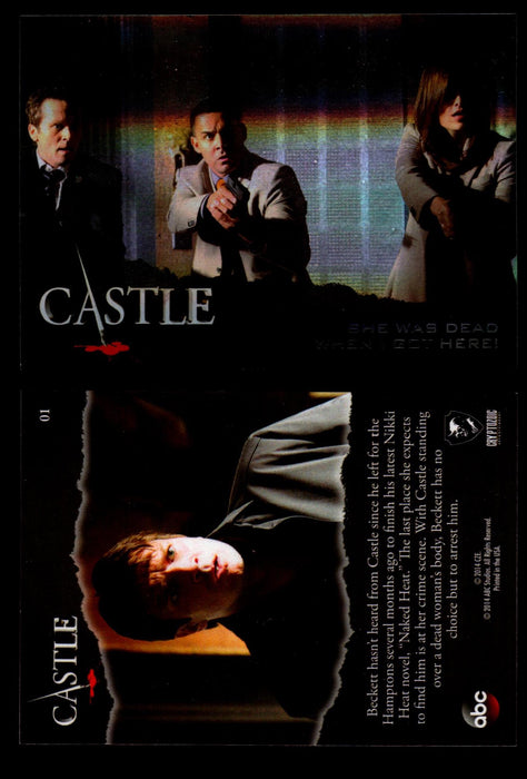 Castle Seasons 3 & 4 Foil Parallel Base Card You Pick Singles 1-72 #1  - TvMovieCards.com