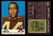 1969 Topps Football Trading Card You Pick Singles #1-#263 G/VG/EX #	1	Leroy Kelly (HOF)  - TvMovieCards.com