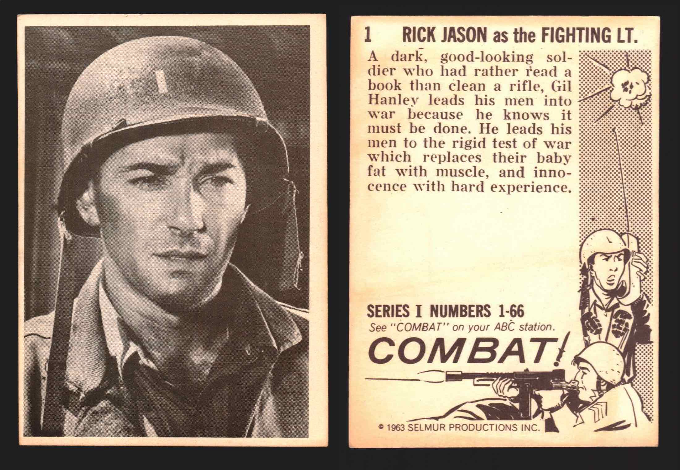 1963 Combat Series I Donruss Selmur Vintage Card You Pick Singles