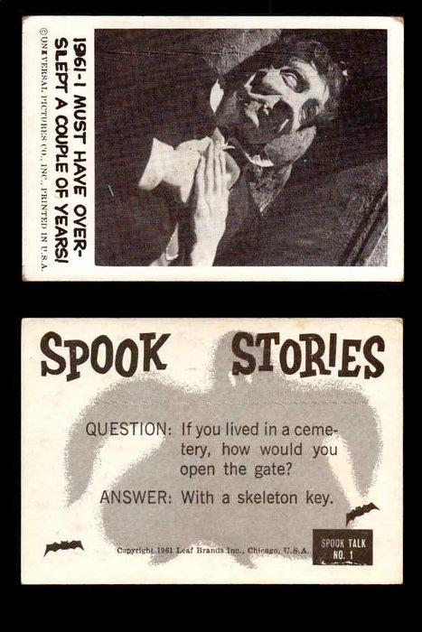 1961 Spook Stories Series 1 Leaf Vintage Trading Cards You Pick Singles #1-#72 #1  - TvMovieCards.com