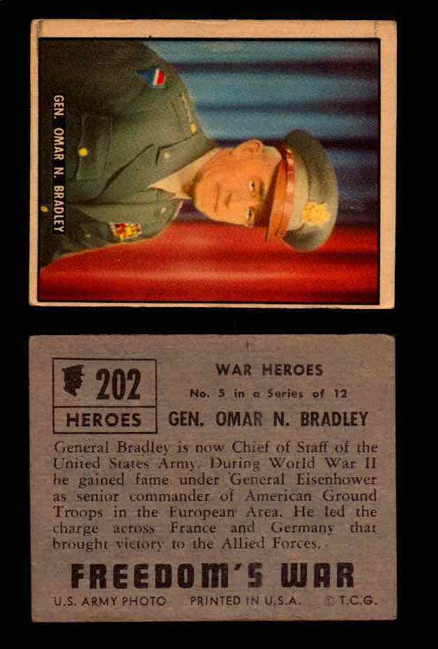 1950 Freedom's War Korea Topps Vintage Trading Cards You Pick Singles #101-203 #202  - TvMovieCards.com