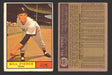 1961 Topps Baseball Trading Card You Pick Singles #200-#299 VG/EX #	205 Billy Piee - Chicago White Sox  - TvMovieCards.com