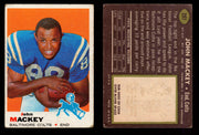 1969 Topps Football Trading Card You Pick Singles #1-#263 G/VG/EX #	207	John Mackey (HOF)  - TvMovieCards.com